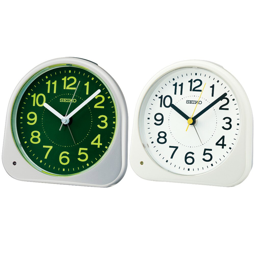 【最大2000円OFFクーポン11日(土)01:59迄】セイコークロック KR525S KR525W 夜でも見える 目覚まし時計 SEIKO CLOCK [2]