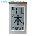 ADESSO アデッソ HM-704 メガ曜日日めくり電波時計 置掛兼用