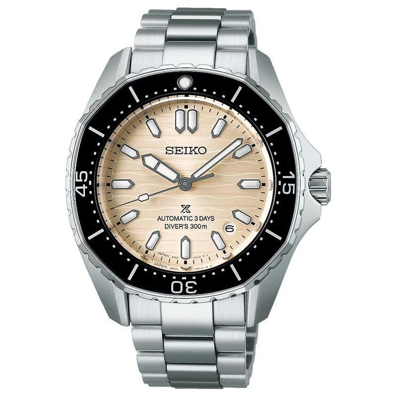 セイコー プロスペックス ダイバースキューバ SBDC201 メカニカル メンズ 腕時計 機械式 パールベージュダイヤル メタルバンド SEIKO PROSPEX 流通限定 【コアショップ専売モデル】