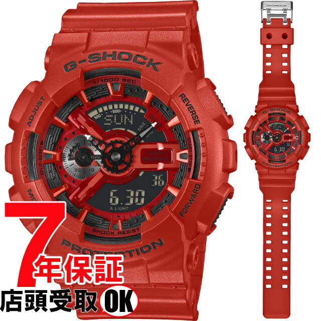 乐天商城 - 【5%OFFクーポン 5月07日(木)09:59迄】G-SHOCK Gショック GA-110RRB-4AJF 腕時計 CASIO カシオ ジーショック メンズ