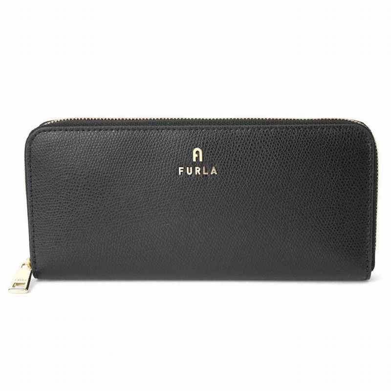 【5%OFFクーポン 1月6日(火)9:59迄】フルラ FURLA 長財布 カメリア XLサイズ ブラック WP00313 ARE000 O6000 ZIP AROUND SLIM NERO レディース