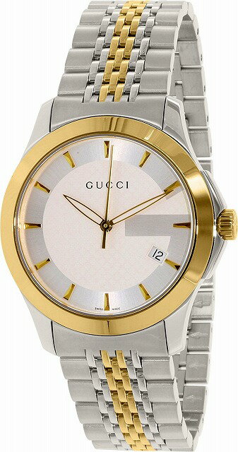 グッチ 時計 メンズ GUCCI 腕時計 Gタイムレス 40mm シルバー×ゴールド YA126409 グッチ 時計 メンズ GUCCI 腕時計 Gタイムレス 40mm シルバー×ゴールド YA126409
