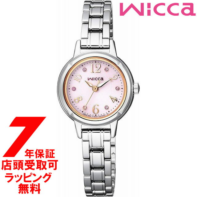 シチズン ウィッカ 腕時計（レディース） 【店頭受取対応商品】CITIZEN シチズン wicca ウィッカ 腕時計 KH9-914-93 ウォッチ ソーラーテック スワロフスキー入りモデル レディース