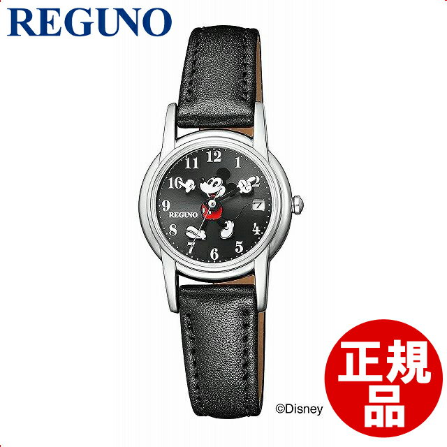 【店頭受取対応商品】[シチズン]CITIZEN 腕時計 REGUNO レグノ KP7-118-50 ソーラーテック Disneyコレクション「ミッキーマウス」モデル レディース