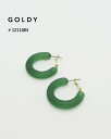 GOLDY ゴールディ シック カラー フープ ピアス アクセサリー 1211004【メール便可】