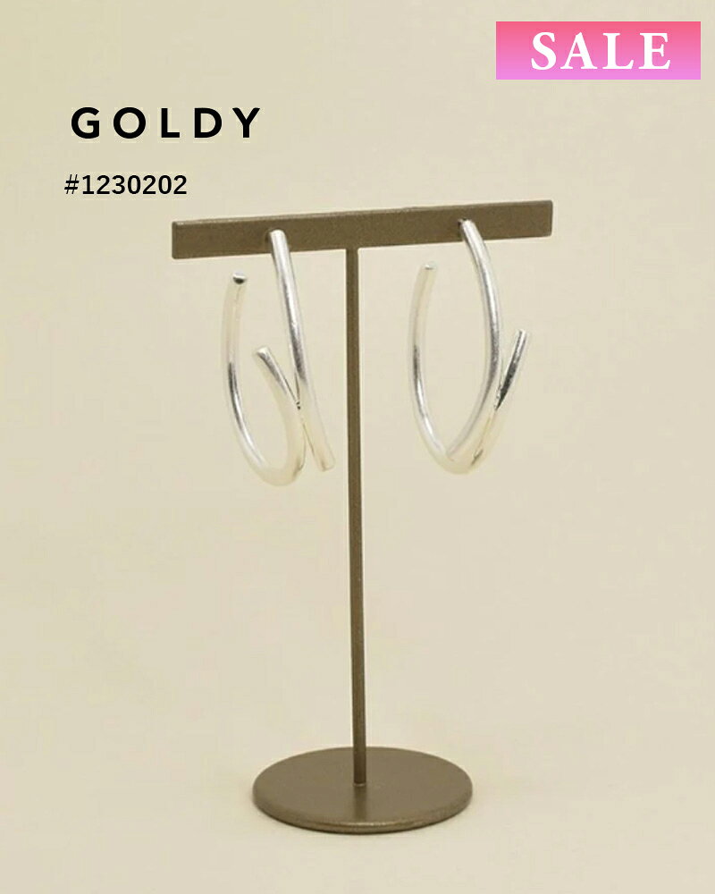 樂天商城 - 【セール】GOLDY ゴールディ レイヤード ライン シェイプ ピアス 1230202【メール便可】