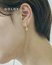 GOLDY ゴールディ メタル ノット × ロング チェーン ピアス アクセサリー 1240705【メール便可】