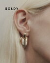 GOLDY ゴールディ スリム ハート プレート ピアス アクセサリー 1250207【メール便可】