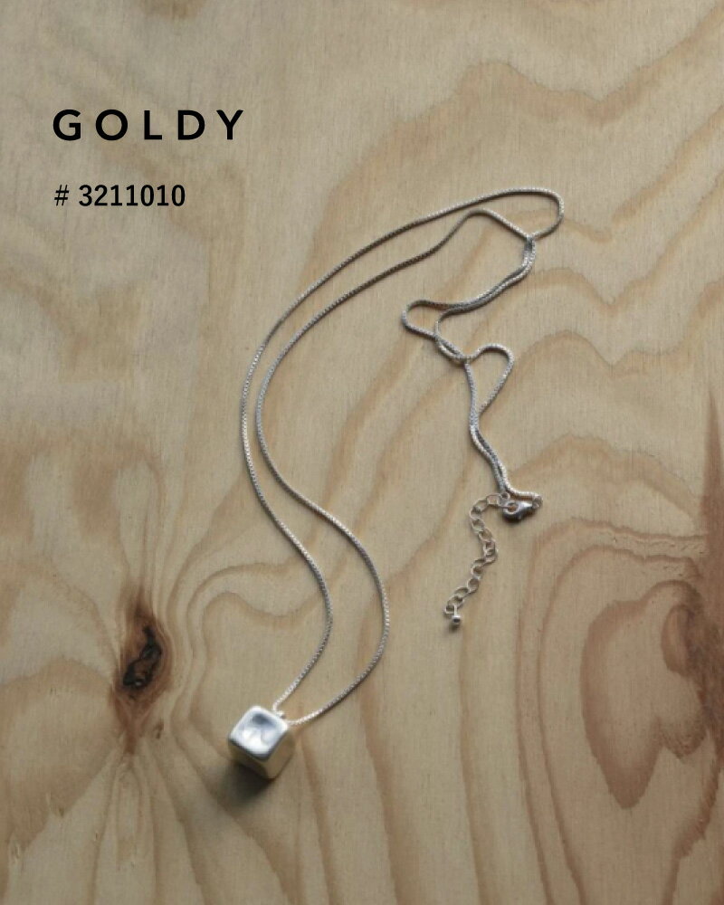 GOLDY/ゴールディ/メタルキューブネックレス/アクセサリー/3211010