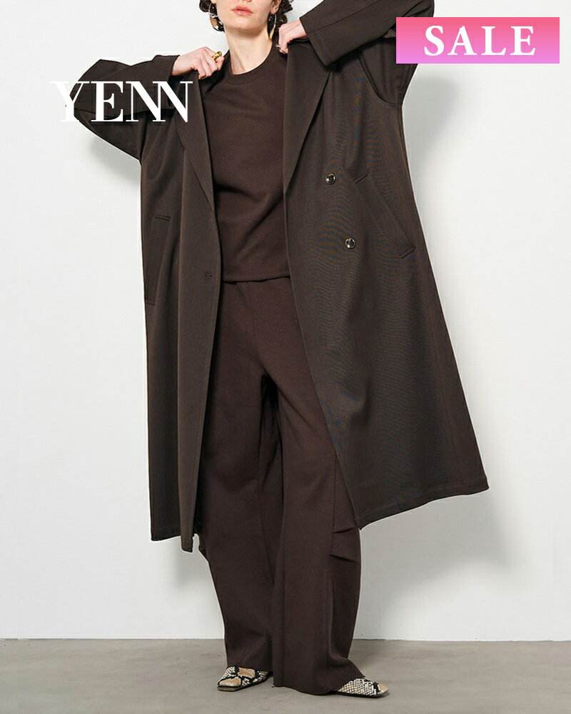 樂天商城 - 【SALE】【40%OFF】YENN イエン TUCK DESIGN MAXI CT タックデザインマキシコート y253-71088