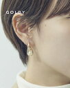 GOLDY ゴールディ ホースシュー × パール フープ ピアス アクセサリー 1240807【メール便可】