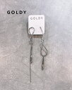 GOLDY ゴールディ メタル ドロップ アシンメトリー ピアス アクセサリー 1250108【メール便可】