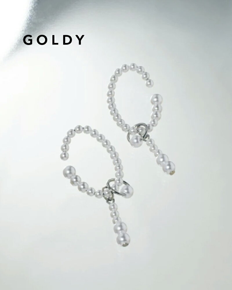 GOLDY ゴールディ グレイン パール イヤーカフ 2240902【メール便可】