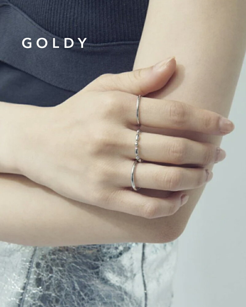 樂天商城 - GOLDY ゴールディ 5240808 goldy 3PCS チェーン & ベーシック ステンレス セット リング【メール便可】