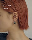 GOLDY ゴールディ ドロップ シェイプ フープ ステンレス ピアス アクセサリー 1230511【メール便可】