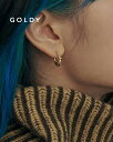 GOLDY ゴールディ ノット × キュービックジルコニア 2ペア ピアス アクセサリー 1231105【メール便可】