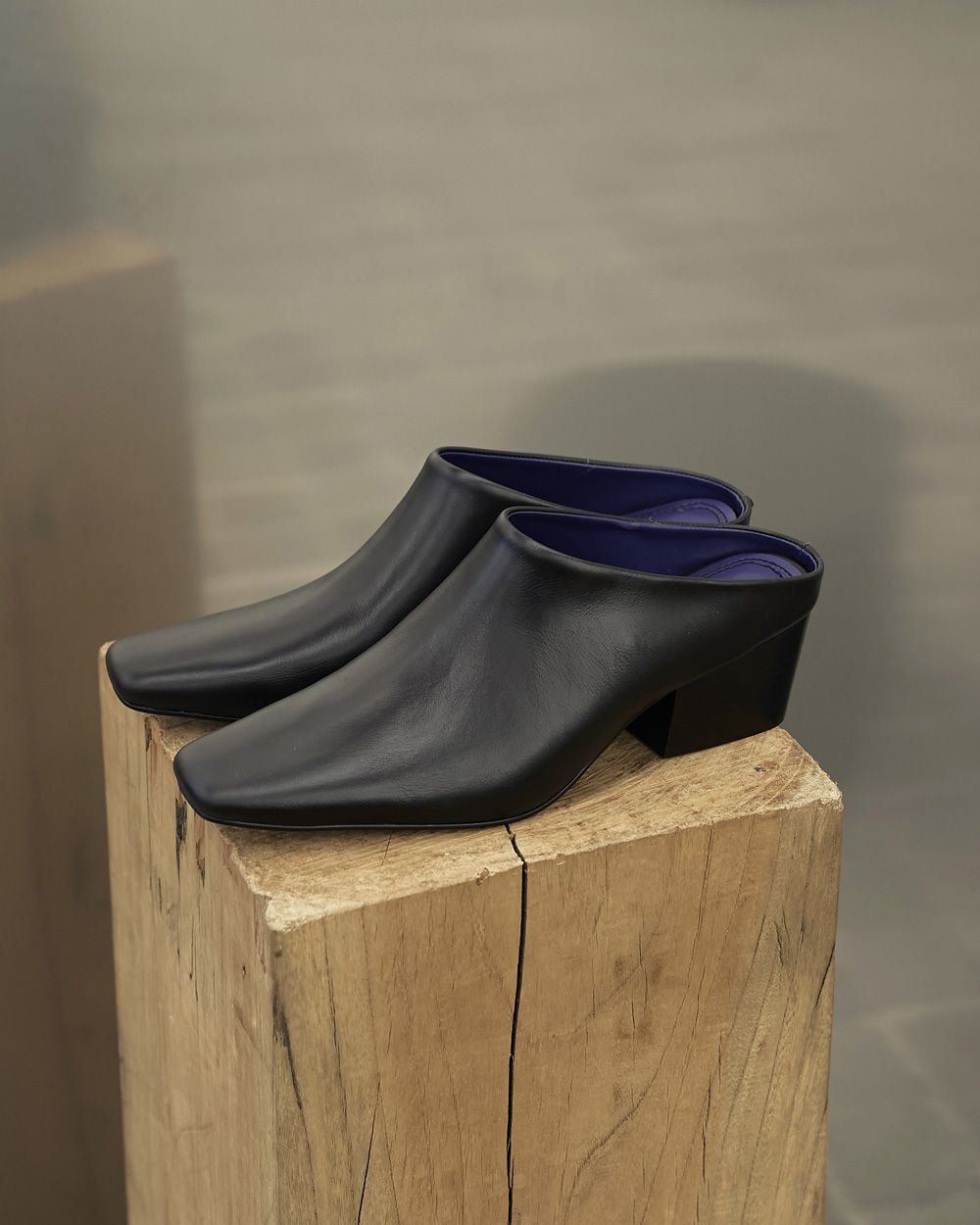 TODAYFUL トゥデイフル Squaretoe Leather Sabot スクエアトゥレザーサボ 12521020 ※2026年9月中旬～10月下旬入荷予定
