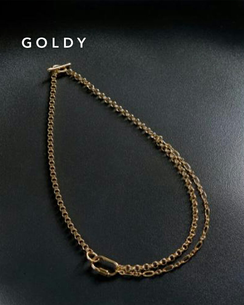 GOLDY/ゴールディ/カラビナ チェーン ネックレス【UNISEX ACCESSORIES】/アクセサリー/3240201【追跡可..