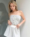 【即納】【送料無料】2WAYレースアップベアトップス GYDA ジェイダ 072522743601