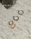 GOLDY ゴールディ コンビネーション メタル ビーズ 2ペア ピアス アクセサリー 1231104【メール便可】
