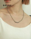 GOLDY ゴールディ パイプ チェーン メタル ネックレス 3230807【メール便可】