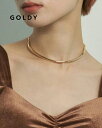 GOLDY ゴールディ アーチ ライン バック ロング ネックレス アクセサリー 3230908【メール便可】