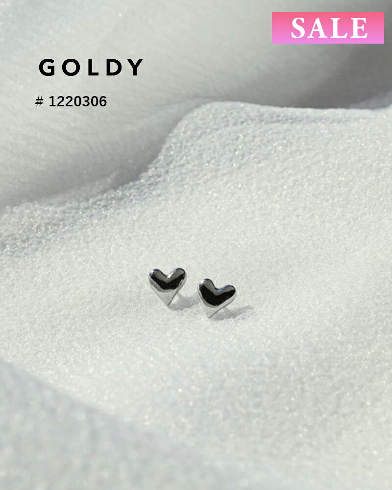 樂天商城 - 【セール】GOLDY ゴールディ タイニー ハート ピアス 1220306 【メール便可】