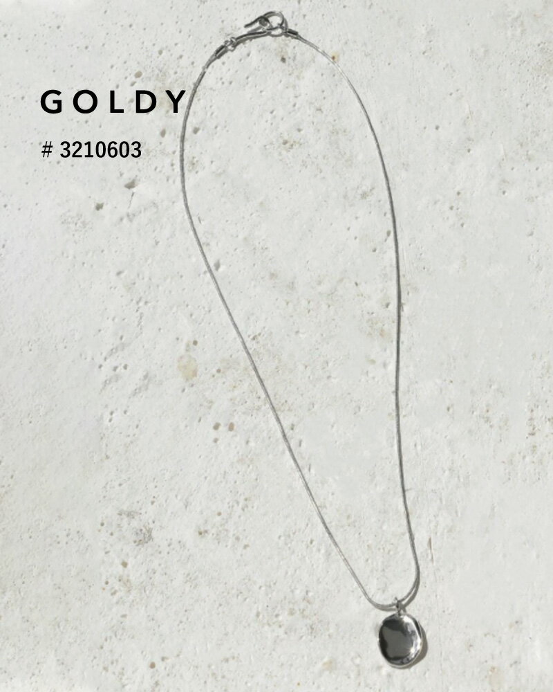 GOLDY/ゴールディ/ラウンドニュアンスメタルネックレス/アクセサリー/3210603