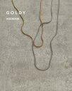 GOLDY ゴールディ スネーク チェーン ステンレス ネックレス アクセサリー 3230209【メール便可】