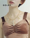 GOLDY ゴールディ パール × ボール チェーン ネックレス アクセサリー 3240403【メール便可】