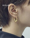 GOLDY ゴールディ クレッセント フープ ステンレス ピアス アクセサリー 1240812【メール便可】