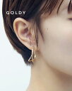 GOLDY ゴールディ キンク フープ ピアス アクセサリー 1240905【メール便可】