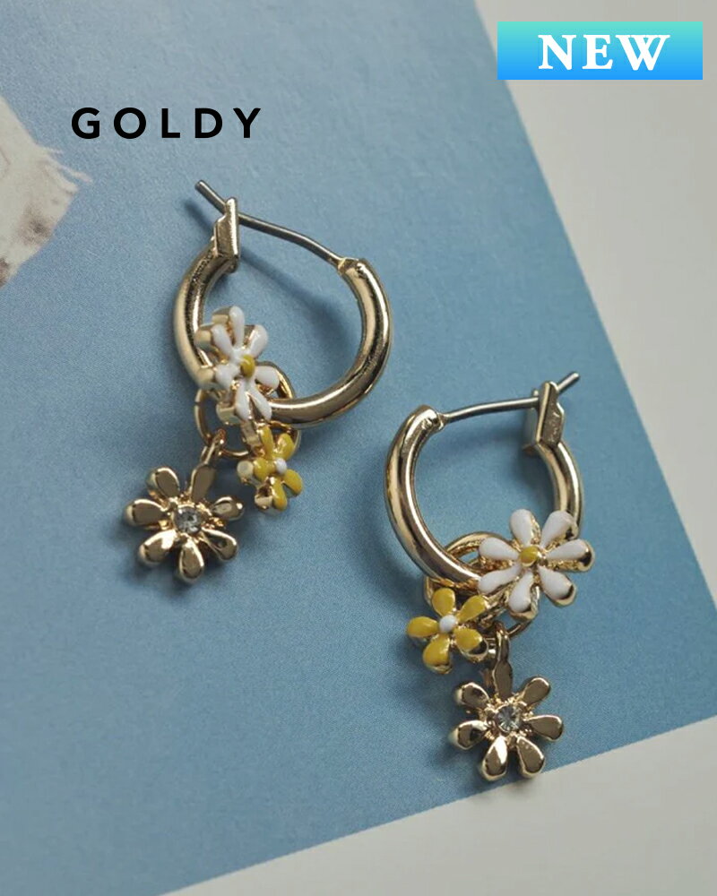 樂天商城 - GOLDY ゴールディ 1260312 goldy カラー ブルーム ピアス【メール便可】
