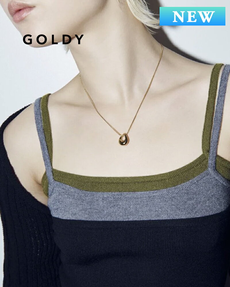GOLDY ゴールディ プランプ ドロップ ステンレス ネックレス 3260301【メール便可】