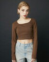 【SALE】スクエアクロップドトップス GYDA ジェイダ 372452700801