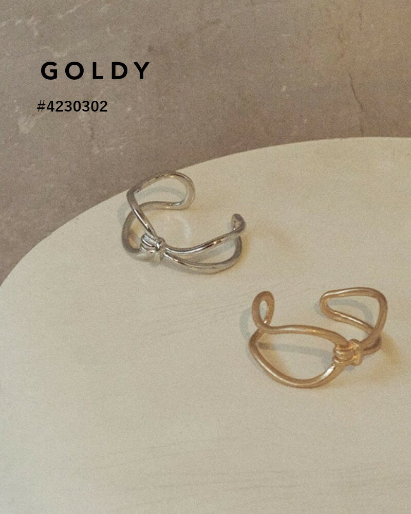 GOLDY/ゴールディ/メタル ノット クロス バングル/アクセサリー/4230302【追跡可能メール便180円】