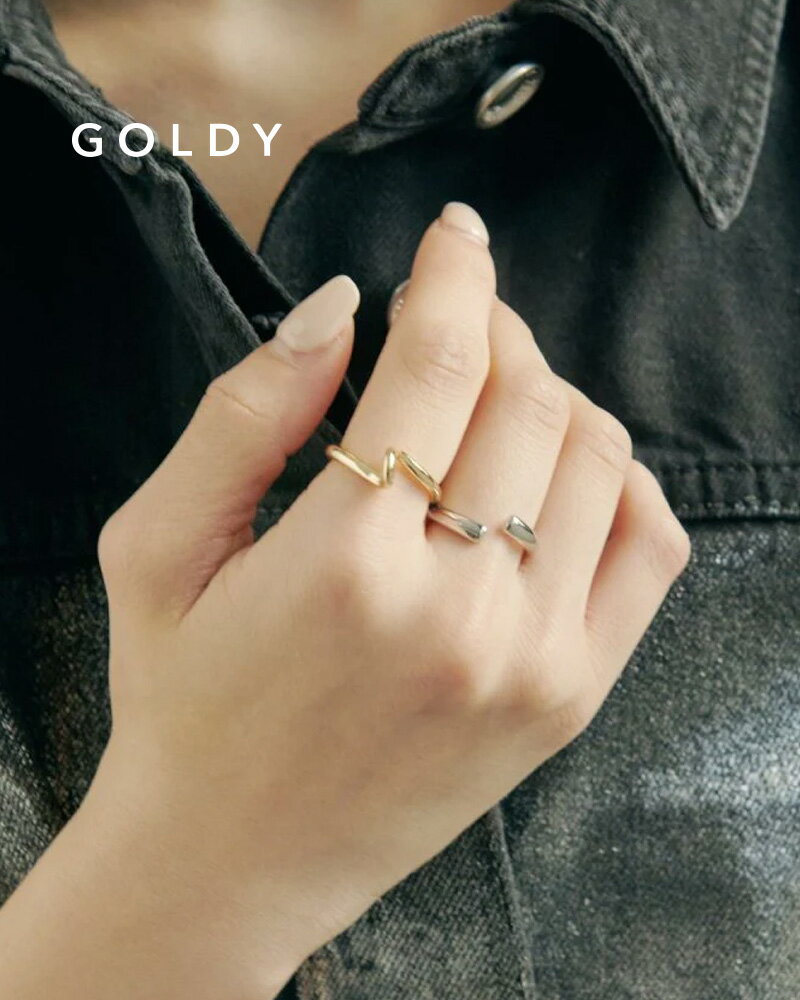 樂天商城 - GOLDY ゴールディ スムース ライン セット リング 5240302【メール便可】