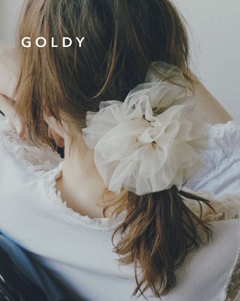 GOLDY ゴールディ チュール オーブ シュシュ 6260207【メール便可】