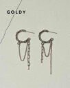 GOLDY/ゴールディ/ダブル チェーン ハーネス ピアス/アクセサリー/1231204