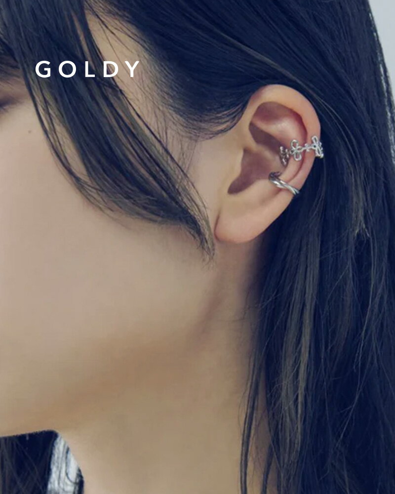 GOLDY ゴールディ タイニー クロス タトゥー セット イヤーカフ 2240603【メール便可】
