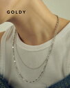GOLDY ゴールディ フルイド ライン チェーン レイヤード ネックレス 3231208【メール便可】