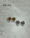GOLDY ゴールディ マーブルドロップピアス アクセサリー 1230812【メール便可】