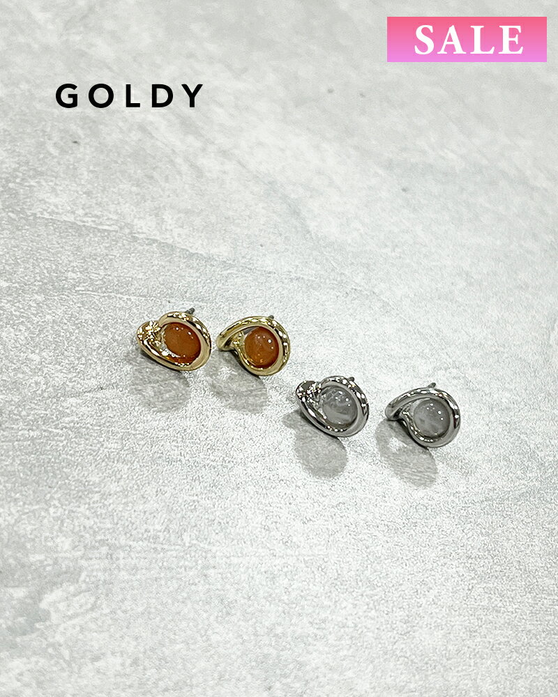 樂天商城 - 【セール】GOLDY ゴールディ 1230812 goldy マーブルドロップピアス【メール便可】
