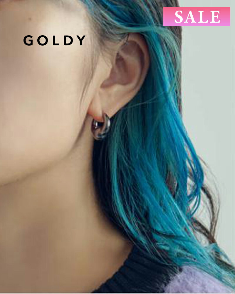 樂天商城 - 【セール】GOLDY ゴールディ 1231208 goldy メタル ボール フープ ワンタッチ ピアス【メール便可】