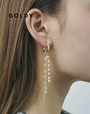 GOLDY ゴールディ パール チェーン ロング アシンメトリー ピアス アクセサリー 1250203【メール便可】