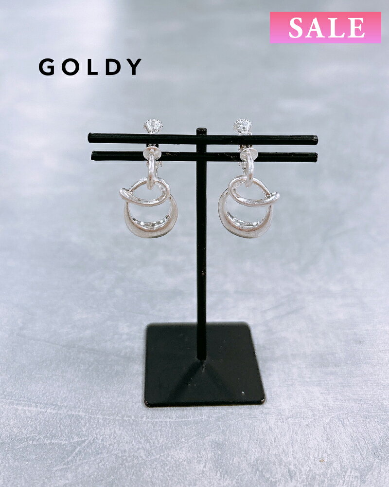 樂天商城 - 【セール】GOLDY ゴールディ 2240508 goldy ニュアンス サークル チャーム イヤリング【メール便可】
