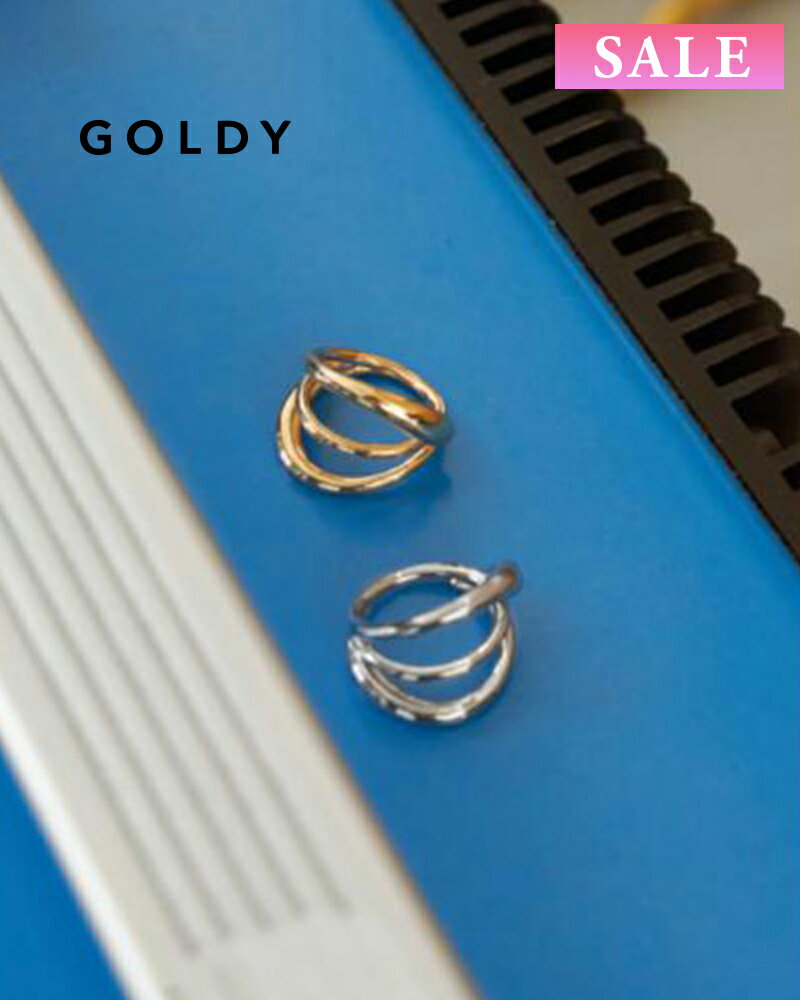 樂天商城 - 【セール】GOLDY ゴールディ 5230905 goldy ニュアンス トリプル ライン リング【メール便可】