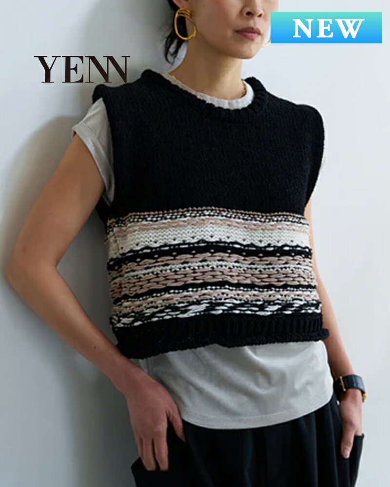 YENN イエン MOLE JACQUARD VEST モールジャガードベスト y263-91099