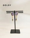 GOLDY ゴールディ カラーストーンツイストピアス アクセサリー 1240706【メール便可】