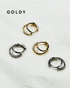 GOLDY ゴールディ ダブルラインフープワンタッチピアス アクセサリー 1240712【メール便可】